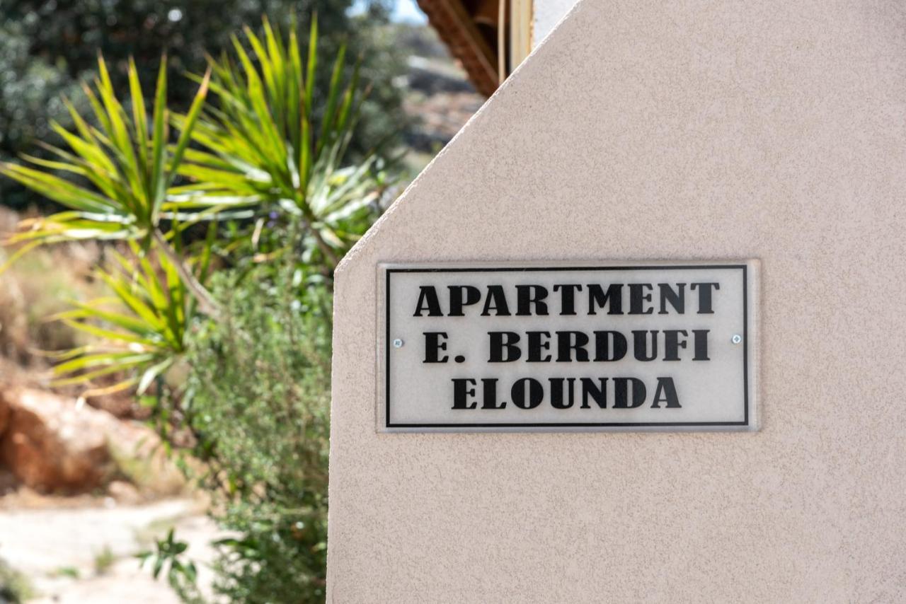 E.Berdufi Apartament Sea View Elounda Buitenkant foto