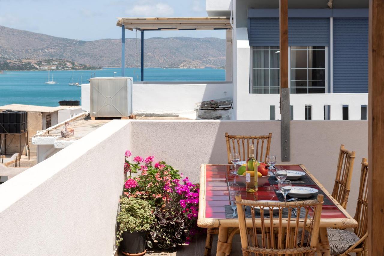 E.Berdufi Apartament Sea View Elounda Buitenkant foto