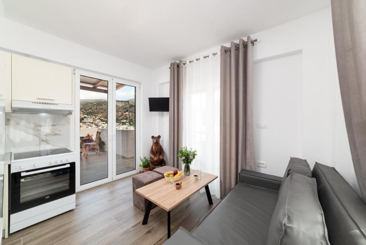 E.Berdufi Apartament Sea View Elounda Buitenkant foto