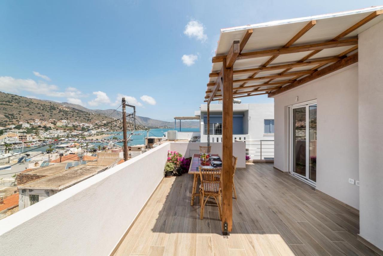 E.Berdufi Apartament Sea View Elounda Buitenkant foto