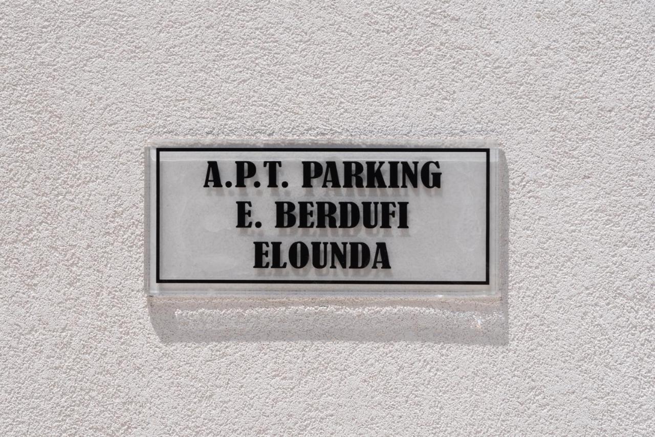 E.Berdufi Apartament Sea View Elounda Buitenkant foto