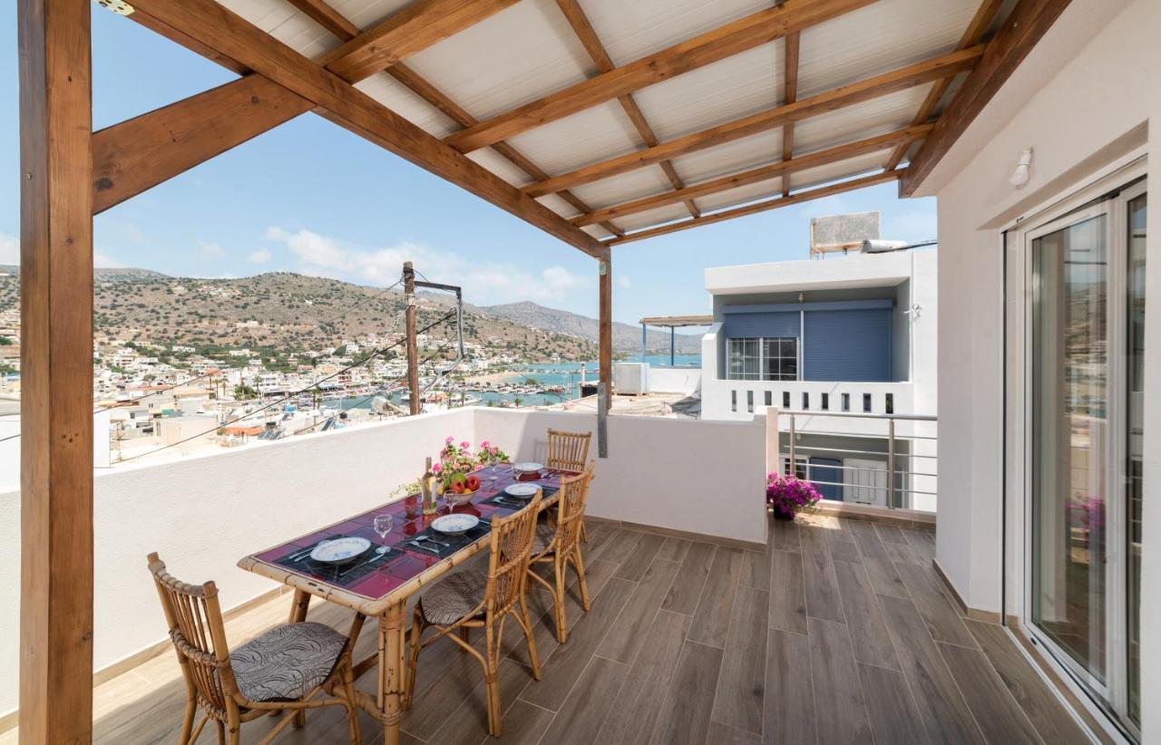 E.Berdufi Apartament Sea View Elounda Buitenkant foto